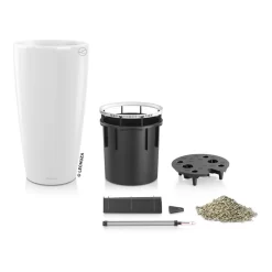 LECHUZA Rondo Premium, All-in-One-Set, Weiß Hochglanz, Ø 33 Cm, H:56 Cm 6 LECHUZA Rondo Premium, All-in-One-Set, Weiß Hochglanz, Ø 33 Cm, H:56 Cm -Gartenserien Geschäft 3325100103 Rondo Premium40 weiss All in OneSet D40xH75cm RGB 3 7756