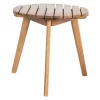 Hocker/Beistelltisch FSC®-Akazienholz Rund Ø Ca. 50 Cm, Höhe 40 Cm