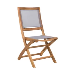 Balkonset „Balkonien“ Aus Akazienholz, 3-teilig, Silbergrau -Gartenserien Geschäft 3910201594 Balkonset 3tlg Balkonien Koelle FSC Akazie Textilen silbergrau 2 59764