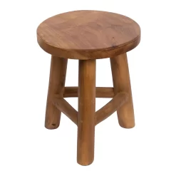 Wurzelholz-Hocker, Light Wax, Ø Ca. 25 Cm X H 30 Cm -Gartenserien Geschäft 3910201602 3910201632 Wurzelholz Hocker light Wax 3 106527