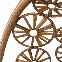 Hängesessel Rhodes, Natur, Inkl. Kissen, Handgewebt, 195 X 95 X 95 Cm -Gartenserien Geschäft 3910302500 Haengesessel Rhodes natur inkl Kissen ca95x95x195cm5 71991