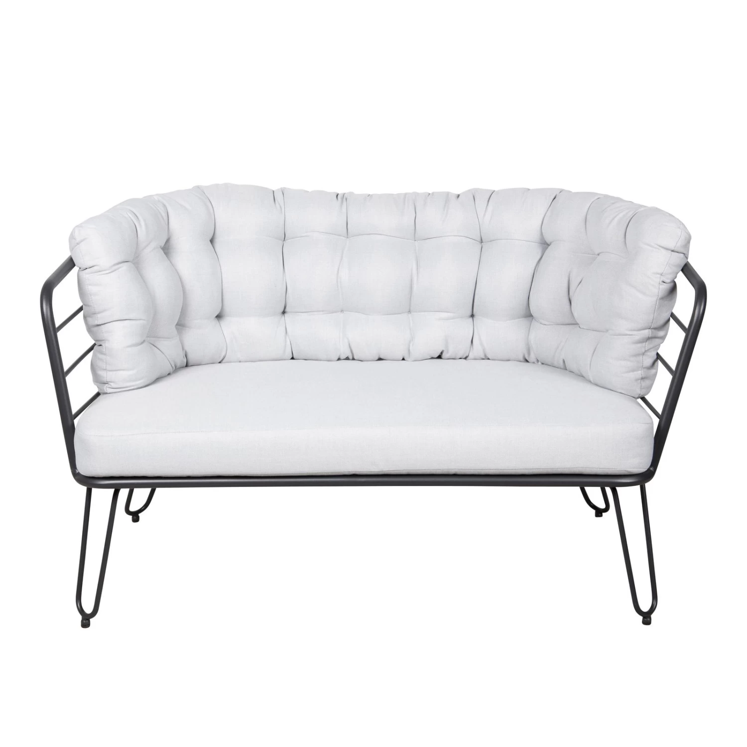 4-teilige Lounge-Gruppe 'Bella', Schwarz, Inklusive Auflagen 5 4-teilige Lounge-Gruppe 'Bella', Schwarz, Inklusive Auflagen – Bild 5