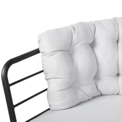 4-teilige Lounge-Gruppe 'Bella', Schwarz, Inklusive Auflagen 12 4-teilige Lounge-Gruppe 'Bella', Schwarz, Inklusive Auflagen -Gartenserien Geschäft 3910302533 Alu Loungergruppe Bella 4tlg schwarz inkl Kissen hellgrau11 74489