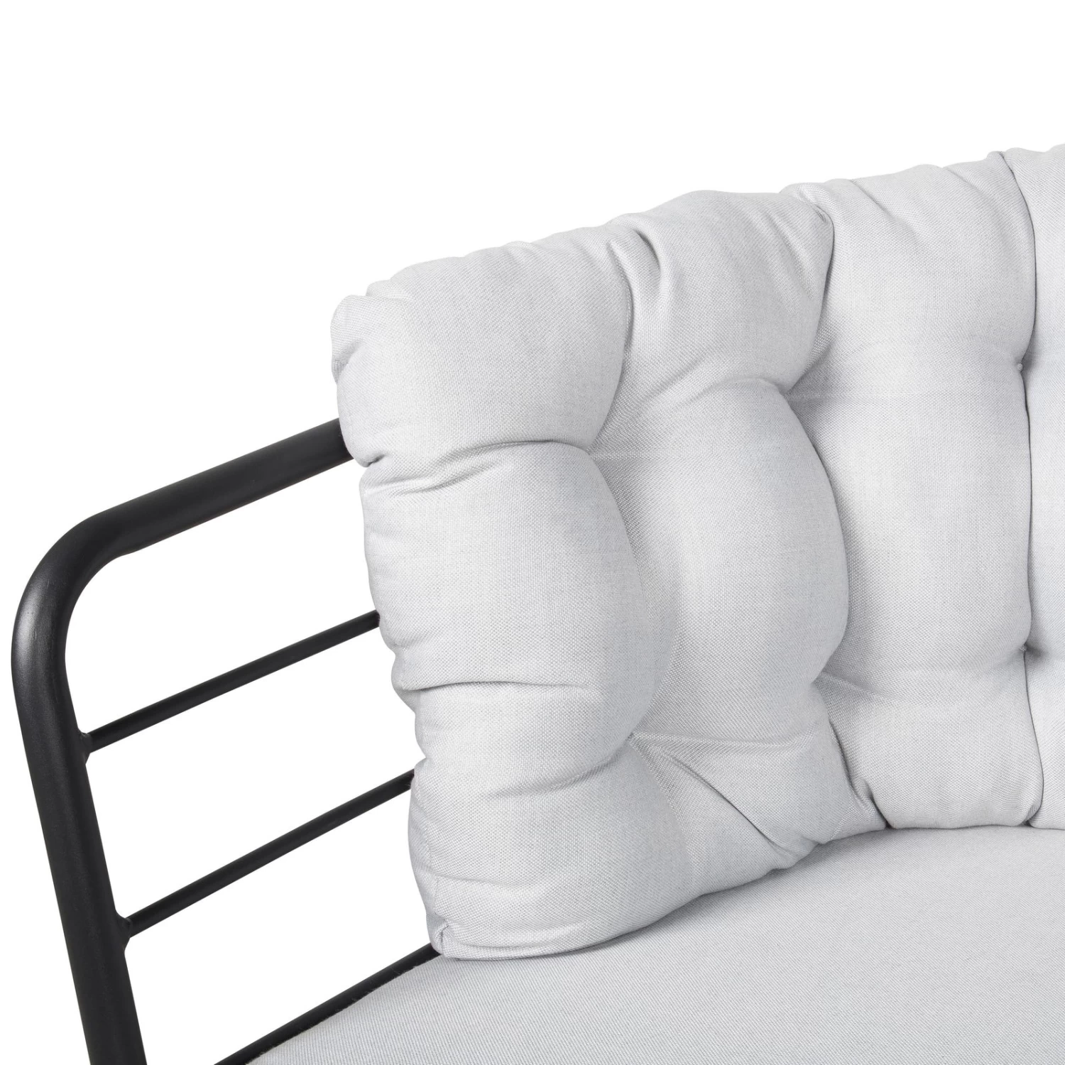 4-teilige Lounge-Gruppe 'Bella', Schwarz, Inklusive Auflagen 4 4-teilige Lounge-Gruppe 'Bella', Schwarz, Inklusive Auflagen – Bild 4