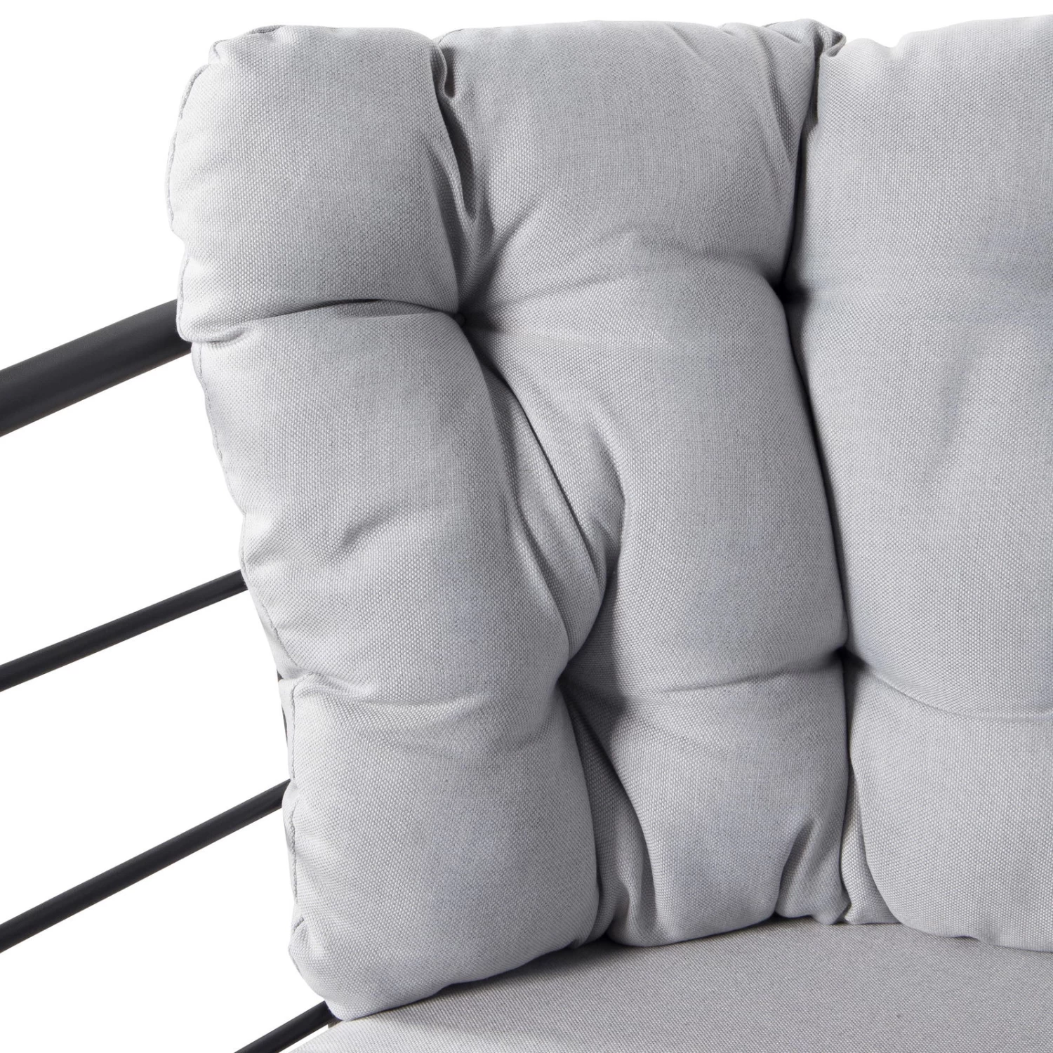 4-teilige Lounge-Gruppe 'Bella', Schwarz, Inklusive Auflagen 7 4-teilige Lounge-Gruppe 'Bella', Schwarz, Inklusive Auflagen – Bild 7