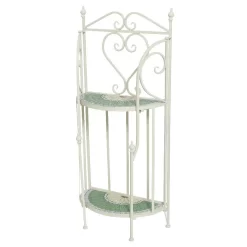 Wandregal 'Vigo', Grün Mit Blumenmosaik, Ca. H98 Cm