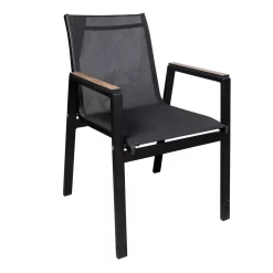 Stapelsessel, Schwarz, Ca. 86 X 66 X 56 Cm