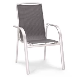 Best Sessel 'Palermo', Silber, Anthrazit, Ca. 93 X 62 X 59 Cm