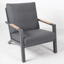 Loungesessel 'Australien', Anthrazit -Gartenserien Geschäft 3910302693 Loungesessel Australien Koelle inkl Auflage 2 118544