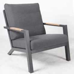 Loungesessel 'Australien', Anthrazit -Gartenserien Geschäft 3910302693 Loungesessel Australien Koelle inkl Auflage 4 118542