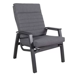 Loungesessel 'Paris', Grau/schwarz -Gartenserien Geschäft 3910302694 Loungesessel Paris inkl Auflage 13 118550