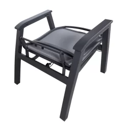 Loungesessel 'Paris', Grau/schwarz -Gartenserien Geschäft 3910302694 Loungesessel Paris inkl Auflage 1 118561