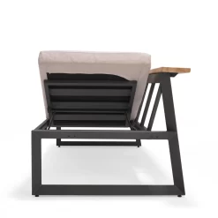 Dining-Bank 'Jimmy', 3-Sitzer, Grau, Ca. 191 X 89 X 75 Cm -Gartenserien Geschäft 3910302713 Dining Bank Jimmy 3 Sitzer inkl Auflagen 1 1 121621