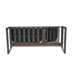 Dining-Bank 'Jimmy', 3-Sitzer, Grau, Ca. 191 X 89 X 75 Cm -Gartenserien Geschäft 3910302713 Dining Bank Jimmy 3 Sitzer inkl Auflagen 10 121605