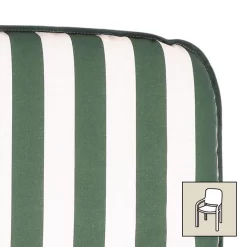 Best Niederlehnerauflage Grün/weiß, Ca. 100 X 50 Cm -Gartenserien Geschäft 3910407114 Niederlehnerauflage gruen weiss ca100x50cm Dessin0269 2 24819