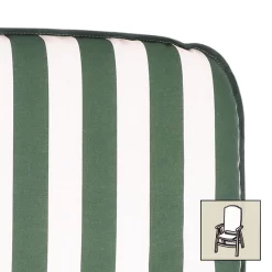 Best Hochlehnerauflage Grün/weiß, Ca. 120 X 50 X 6 Cm -Gartenserien Geschäft 3910407115 Hochlehnerauflage gruen weiss 120x50x6cm Dessin 4 25129