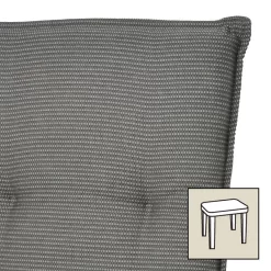 Doppler Hockerauflage Dessin 7040, Ca. 49x49x6 Cm