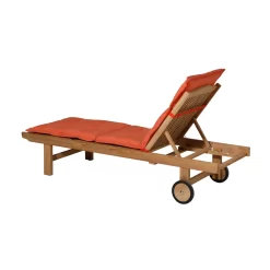 Madison Liegenauflage 'Panama', Orange, Ca. 200 X 60 Cm -Gartenserien Geschäft 3910408960 Liegenauflage Panama Flame orange 1 97449