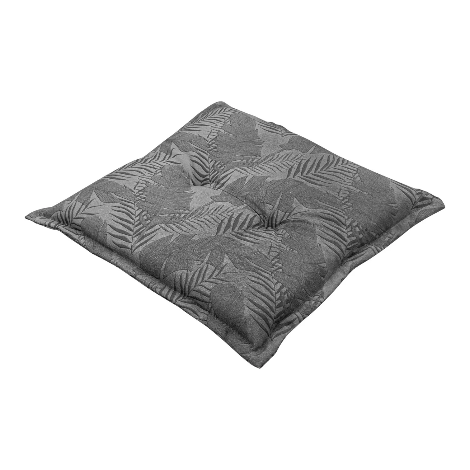 Madison Hockerauflage 'Ruiz', Grau, 50 X 50 Cm 1 Madison Hockerauflage 'Ruiz', Grau, 50 X 50 Cm