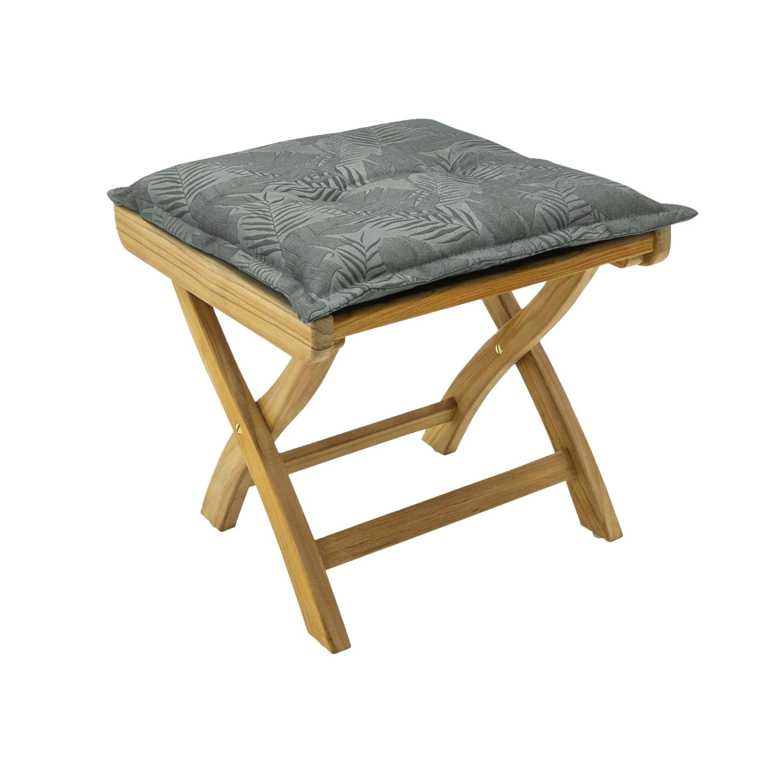 Madison Hockerauflage 'Ruiz', Grau, 50 X 50 Cm 2 Madison Hockerauflage 'Ruiz', Grau, 50 X 50 Cm – Bild 2