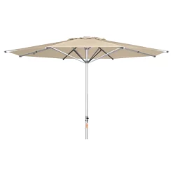 Doppler Sonnenschirm 'Alu-Expert Teleskop', Ø 400 Cm, Natur