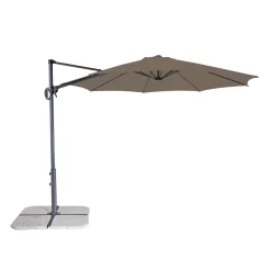 Doppler Pendelschirm 'Ravenna Smart 300', Um 360° Drehbar, Ø 300 Cm -Gartenserien Geschäft 3910502868 Pendelschirm Ravenna Smart 300 D ca 300cm greige 65894