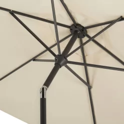 Mittelstockschirm 'Bilbao', Ø Ca. 220 Cm, Natur -Gartenserien Geschäft 3910503138 Sonnenschirm Bilbao natur 3 90402