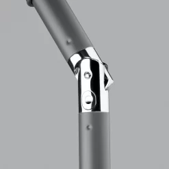 Mittelstockschirm 'Sevilla', Ø Ca. 270 Cm -Gartenserien Geschäft 3910503154 Sonnenschirm Sevilla silbergrau 3 90484