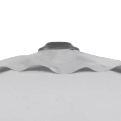 Mittelstockschirm 'Sevilla', Ø Ca. 270 Cm -Gartenserien Geschäft 3910503154 Sonnenschirm Sevilla silbergrau 6 90486