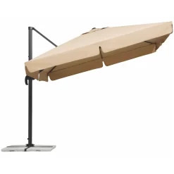 Sonnenschirm 'Rhodos', 300 X 300 Cm, Natur -Gartenserien Geschäft 3910503191 Sonnenschirm Rhodos natur 11 91425