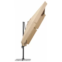 Sonnenschirm 'Rhodos', 300 X 300 Cm, Natur -Gartenserien Geschäft 3910503191 Sonnenschirm Rhodos natur 12 91426