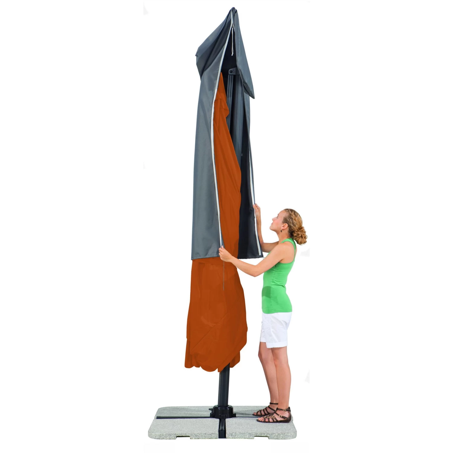 Schneider Sonnenschirm 'Rhodos', 300 X 300 Cm 5 Schneider Sonnenschirm 'Rhodos', 300 X 300 Cm – Bild 5