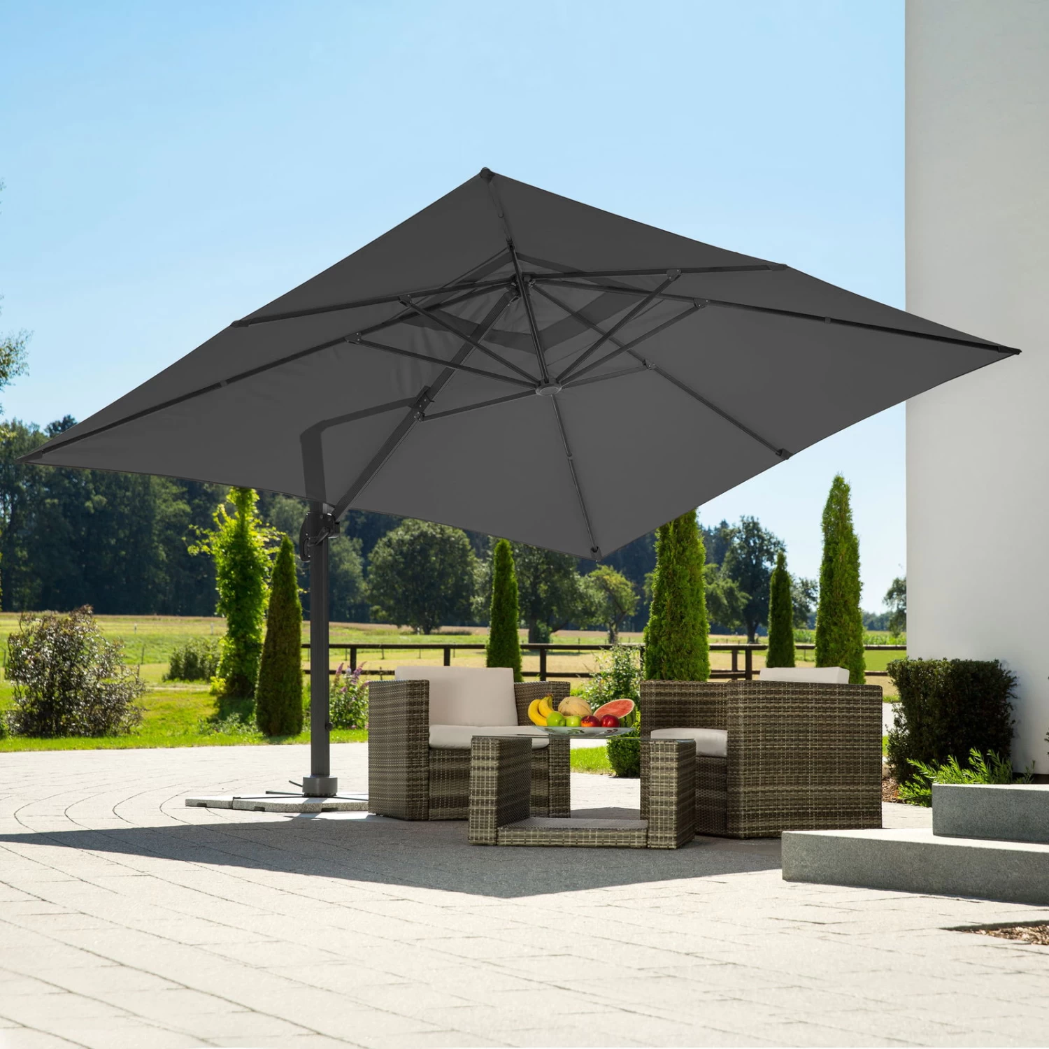 Schneider Sonnenschirm 'Rhodos Grande', 300 X 400 Cm 1 Schneider Sonnenschirm 'Rhodos Grande', 300 X 400 Cm