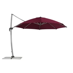 Schneider Sonnenschirm 'Rhodos Rondo', Ø 350 Cm -Gartenserien Geschäft 3910503204 Sonnenschirm Rhodos Rondo bordeaux 1 91570