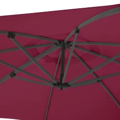 Schneider Sonnenschirm 'Rhodos Rondo', Ø 350 Cm -Gartenserien Geschäft 3910503204 Sonnenschirm Rhodos Rondo bordeaux 3 91576