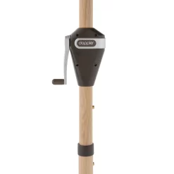 Doppler Kurbelschirm 'Alu-Wood Ultra', Ca. 210 X 140 Cm -Gartenserien Geschäft 3910503240 Kurbelschirm Alu Wood Ultra 4 99060
