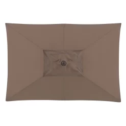 Doppler Kurbelschirm 'Alu-Wood Ultra', Ca. 210 X 140 Cm -Gartenserien Geschäft 3910503240 Kurbelschirm Alu Wood Ultra 5 99061