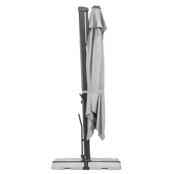 Sonnenschirm 'Rhodos Smart', Ca. 300 X 300 Cm -Gartenserien Geschäft 3910503269 Sonnenschirm Rhodos Smart silbergrau 18 103229