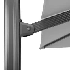 Sonnenschirm 'Rhodos Smart', Ca. 300 X 300 Cm -Gartenserien Geschäft 3910503269 Sonnenschirm Rhodos Smart silbergrau 20 103234