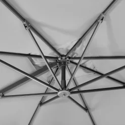 Sonnenschirm 'Rhodos Smart', Ca. 300 X 300 Cm -Gartenserien Geschäft 3910503269 Sonnenschirm Rhodos Smart silbergrau 2 103231