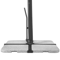 Sonnenschirm 'Rhodos Smart', Ca. 300 X 300 Cm -Gartenserien Geschäft 3910503269 Sonnenschirm Rhodos Smart silbergrau 4 103239