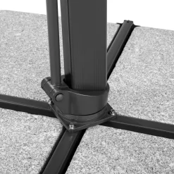 Sonnenschirm 'Rhodos Smart', Ca. 300 X 300 Cm -Gartenserien Geschäft 3910503269 Sonnenschirm Rhodos Smart silbergrau 7 103238