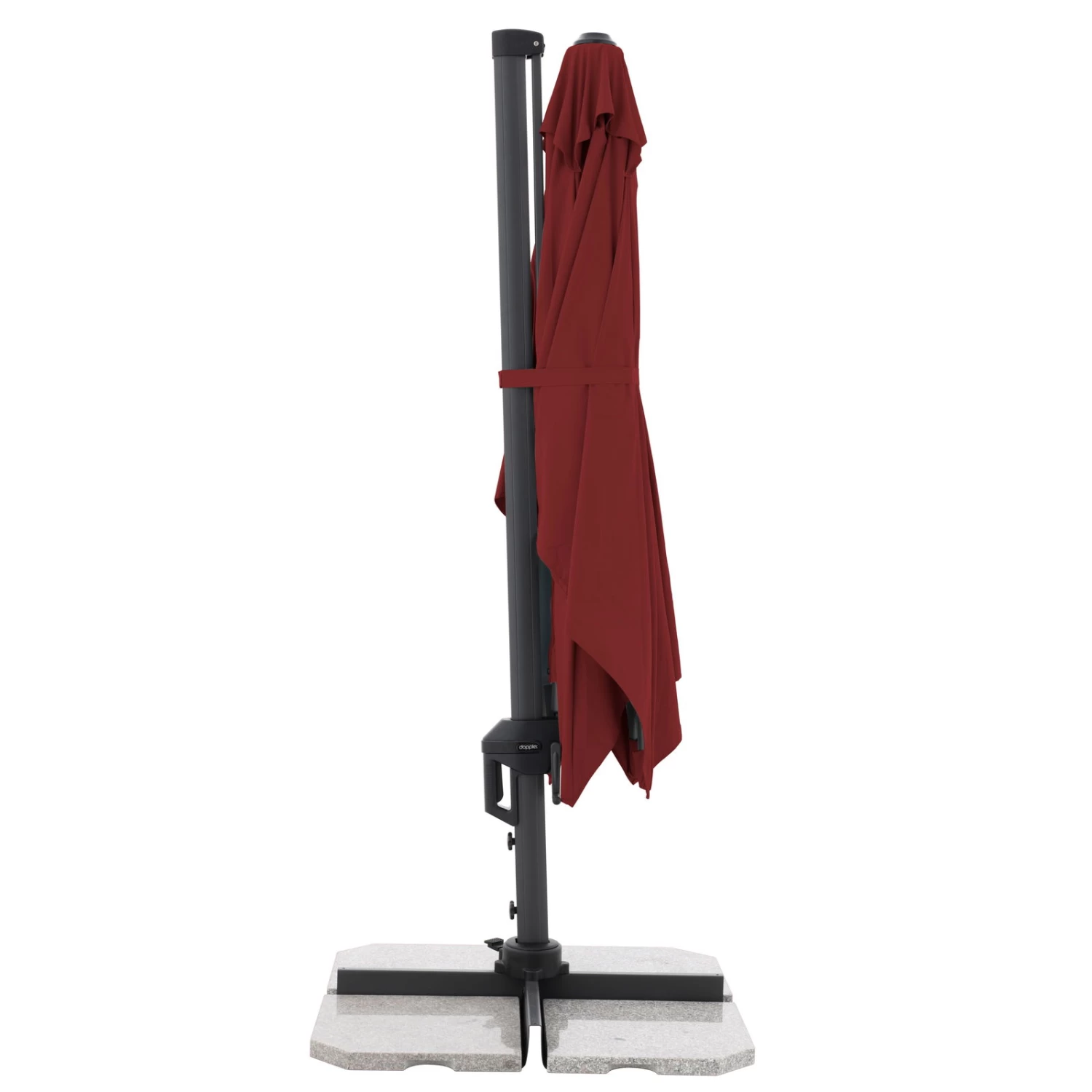 Doppler Pendelschirm 'Active Green Edition', Bordeaux, Ca. 210 X 310 Cm 11 Doppler Pendelschirm 'Active Green Edition', Bordeaux, Ca. 210 X 310 Cm – Bild 11