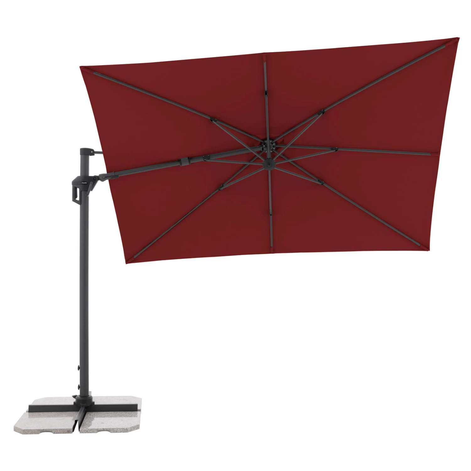 Doppler Pendelschirm 'Active Green Edition', Bordeaux, Ca. 210 X 310 Cm 1 Doppler Pendelschirm 'Active Green Edition', Bordeaux, Ca. 210 X 310 Cm