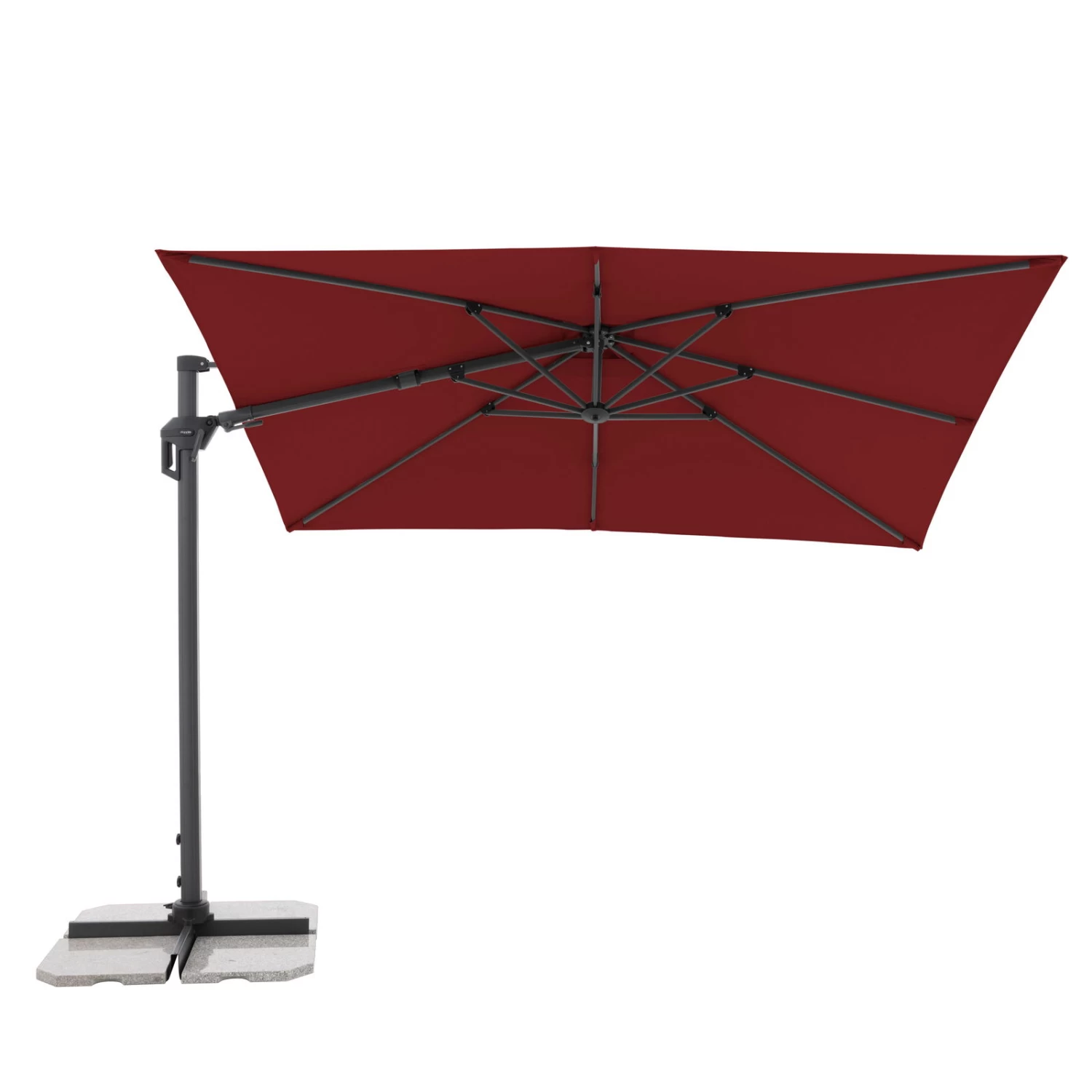 Doppler Pendelschirm 'Active Green Edition', Bordeaux, Ca. 210 X 310 Cm 5 Doppler Pendelschirm 'Active Green Edition', Bordeaux, Ca. 210 X 310 Cm – Bild 5