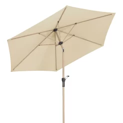 Sonnenschirm 'Cordoba', Ø 270 Cm, Natur -Gartenserien Geschäft 3910503324 Sonnenschirm Cordoba ca D 270cm natur 11 119099