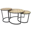 Beistelltisch 'Nestling', Schwarz, Natur