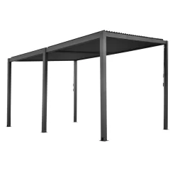 Pergola Mit Lamellendach, Anthrazit, 400 X 310 X 253 Cm, Eingangshöhe 200 Cm -Gartenserien Geschäft 3910901767 Pergola mit Lamellendach zum Oeffnen 4 94106