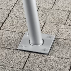 Mast Für Sonnensegel, Silber, Edelstahl -Gartenserien Geschäft 3910901806 Mast fuer Sonnensegel Edelstahl 1 103271