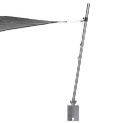 Mast Für Sonnensegel, Silber, Edelstahl